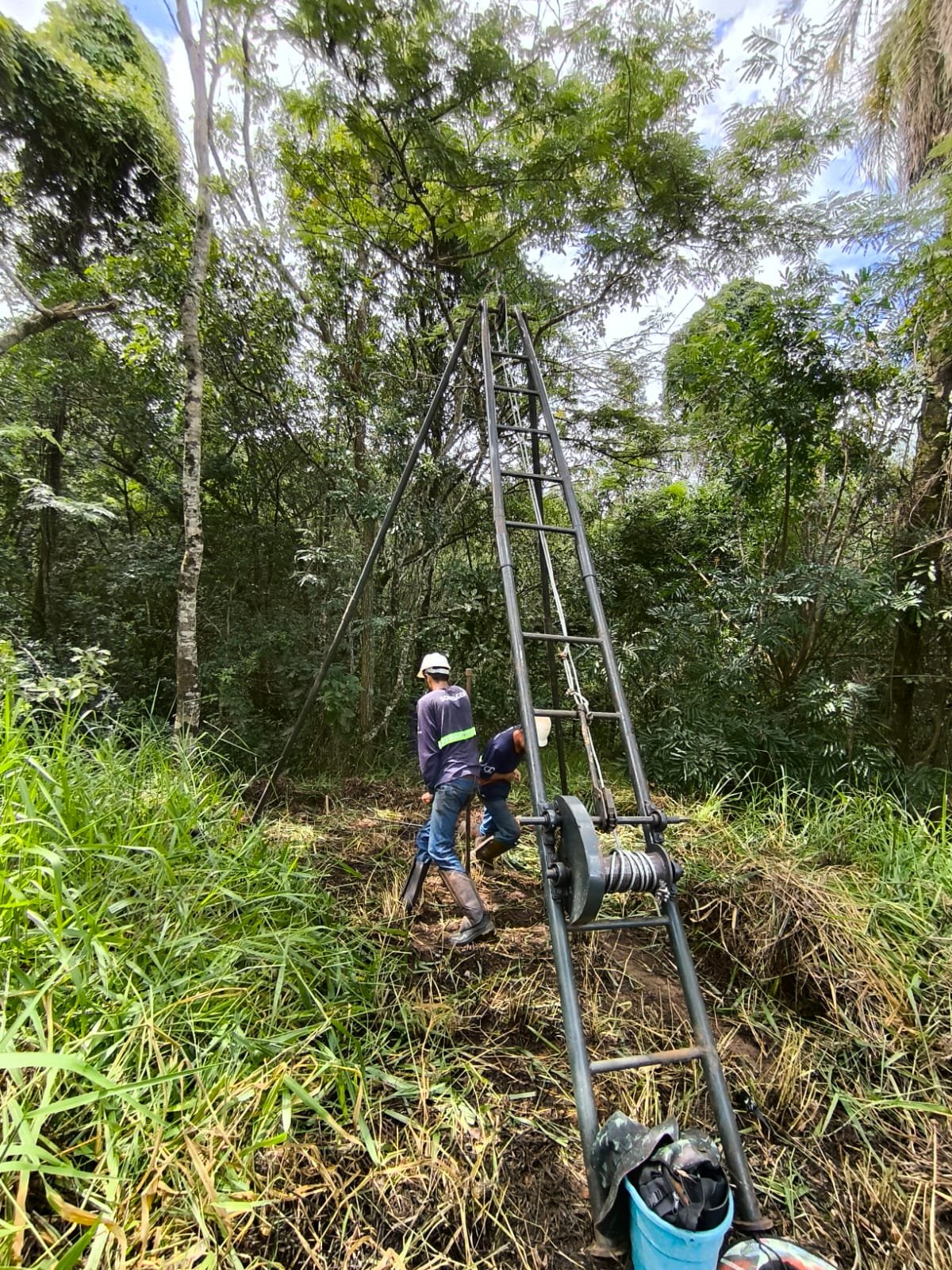Equipamento de sondagem SPT